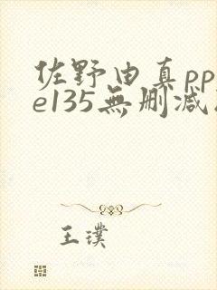 佐野由真pppe135无删减版