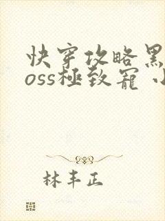 快穿攻略黑化boss极致宠 小说封面