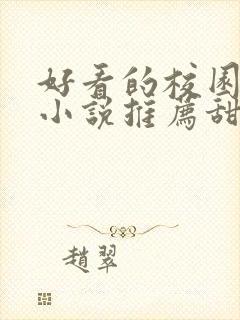 好看的校园言情小说推荐甜宠文