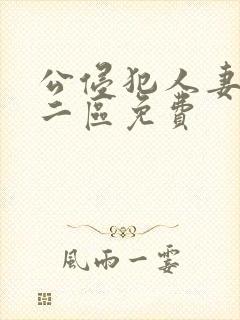 公侵犯人妻一区二区免费