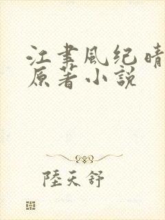 江聿风纪晴小说原著小说封面