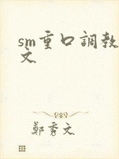 sm重口调教h文