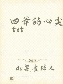 四爷的心尖宠妃 txt