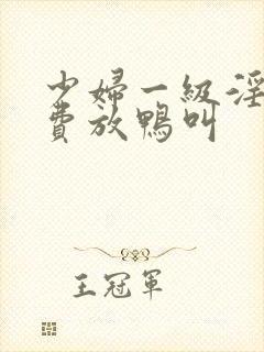 少妇一级淫片免费放鸭叫