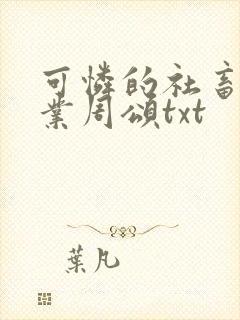 可怜的社畜 商业周颂txt