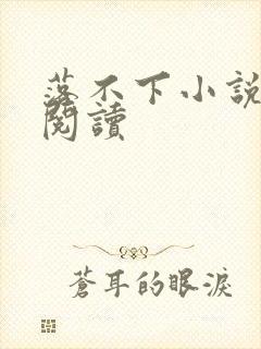 落不下小说全文阅读封面