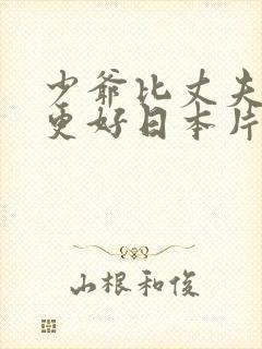 少爷比丈夫做的更好日本片电影