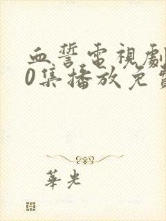 血誓电视剧全30集播放免费封面