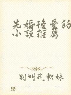 先婚后爱的甜宠小说推荐