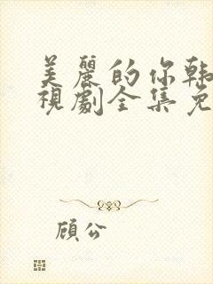 美丽的你韩剧电视剧全集免费观看封面