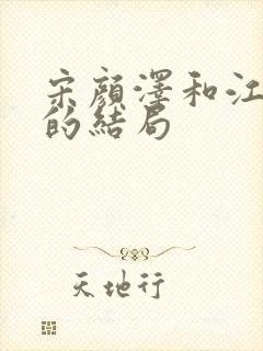 宋颜泽和江晚吟的结局