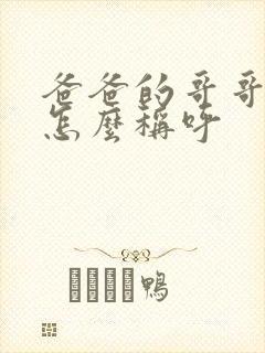 爸爸的哥哥老婆怎么称呼