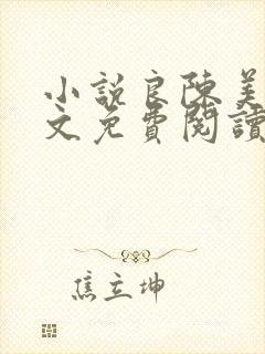 小说良陈美锦全文免费阅读