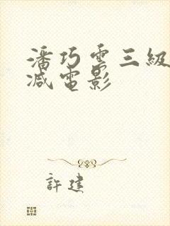 潘巧云三级无删减电影