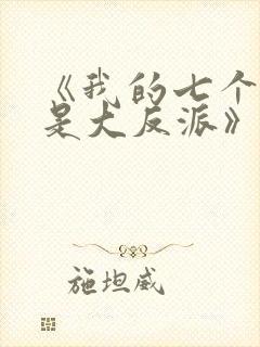 《我的七个老婆是大反派》封面
