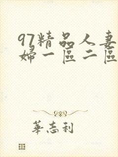 97精品人妻少妇一区二区