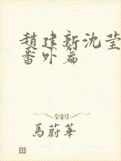 赵建新沈莹赖俊番外篇