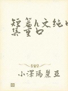 短篇h文纯肉合集重口