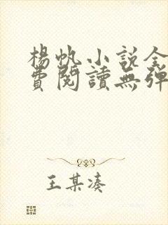 杨帆小说全文免费阅读无弹窗封面