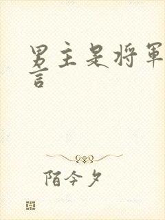男主是将军的古言封面