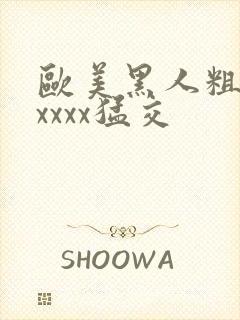 欧美黑人粗大xxxxx猛交