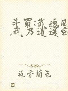 斗罗:武魂风剑,我乃逍遥剑仙封面