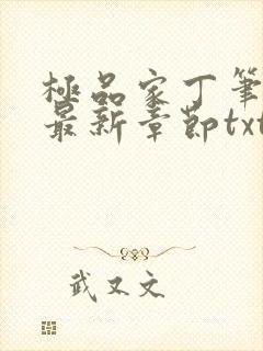 极品家丁笔趣阁最新章节txt
