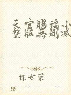 天官赐福小说完整版无删减