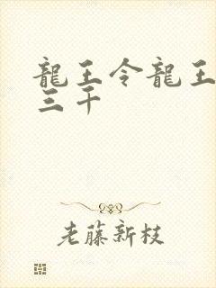 龙王令龙王令韩三千封面