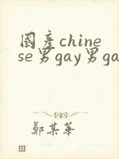 国产chinese男gay男gay