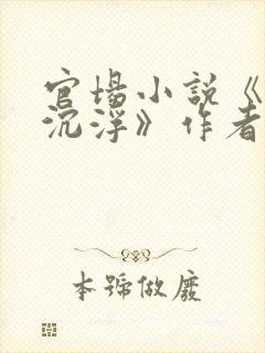 官场小说《我主沉浮》作者