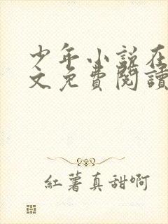 少年小说在线全文免费阅读