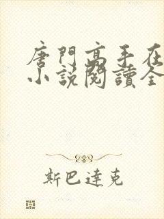 唐门高手在异世小说阅读全文