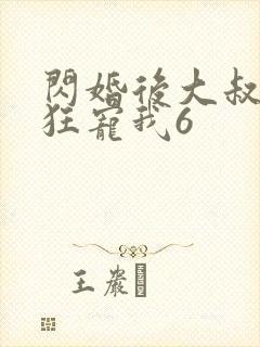 闪婚后大叔每天狂宠我6