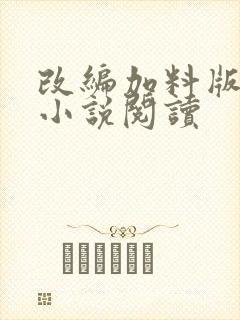 改编加料版同人小说阅读封面