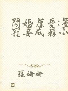 闪婚厚爱:墨少宠妻成瘾小说封面
