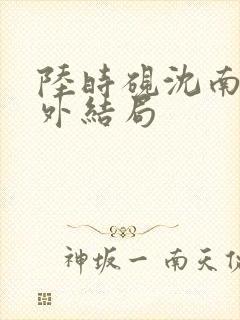 陆时砚沈南初番外结局