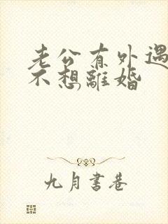 老公有外遇了我不想离婚