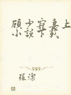 顾少宠妻上瘾 小说下载