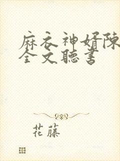 麻衣神婿陈黄皮全文听书
