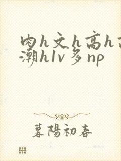 肉h文h高h高潮h1v多np