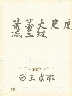 萧蔷大尺度无删减三级