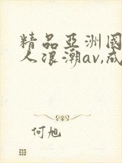 精品亚洲国产成人浪潮av,成人激