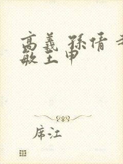 高义 孙倩 赵敏王申