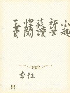 王悍苏祈小说免费阅读笔趣阁最新