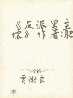 《反派男主你好坏》作者:肥肥