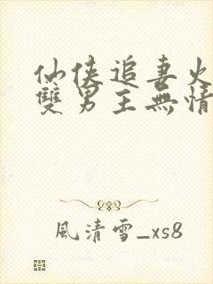 仙侠追妻火葬场双男主无情道