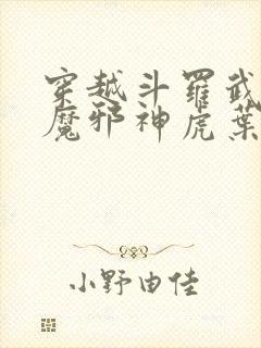 穿越斗罗武魂暗魔邪神虎叶青