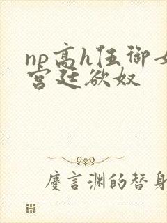 np高h伍御女宫廷欲奴
