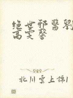 绝世邪医刘天齐高雯馨